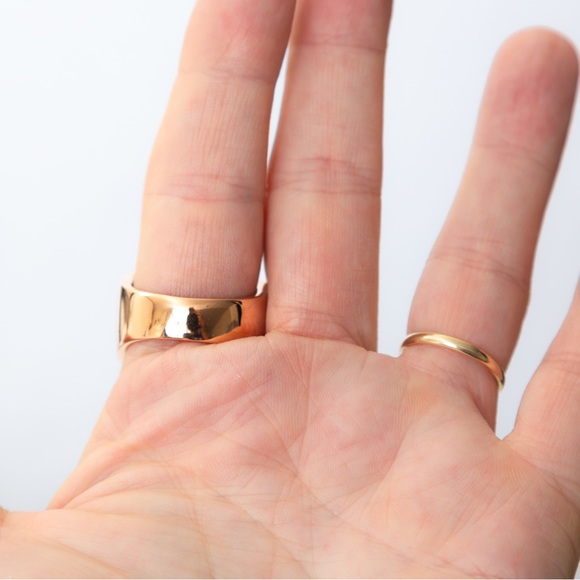 Bronzo Italia 1.5 cttw black spinel crossover statement ring rose gold tone 10 - Picture 12 of 16